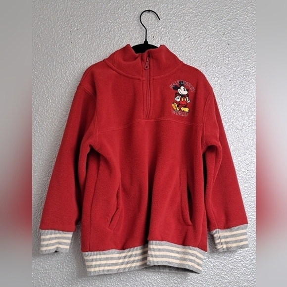 Walt Disney World Child's 1/4 Zip Up Pullover  Size S - Picture 1 of 6